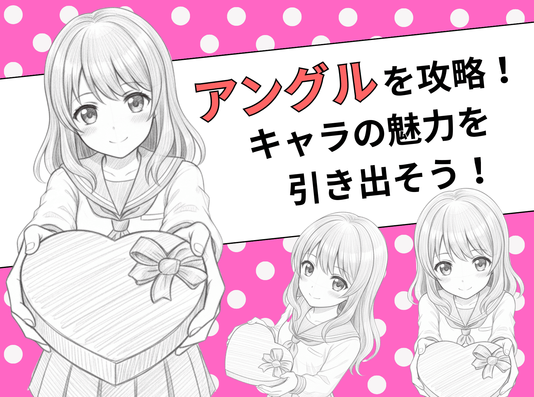  アングルを攻略！キャラの魅力を引き出そう！